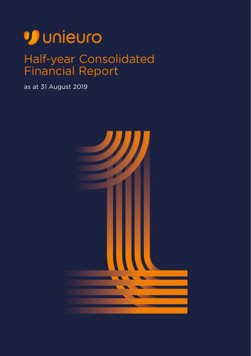Thumbnail Unieuro Half-year Report 2019-2020