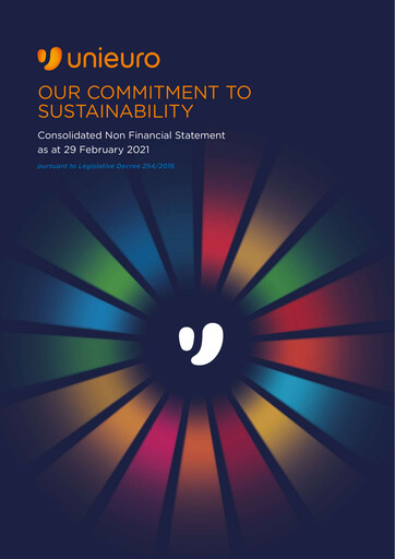 Thumbnail Unieuro Sustainability Report 2020-2021