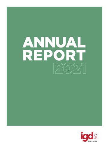 Thumbnail Immobiliare Grande Distribuzione SIIQ Annual Report 2021