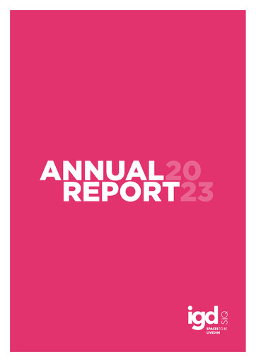 Thumbnail Immobiliare Grande Distribuzione SIIQ Annual Report 2023