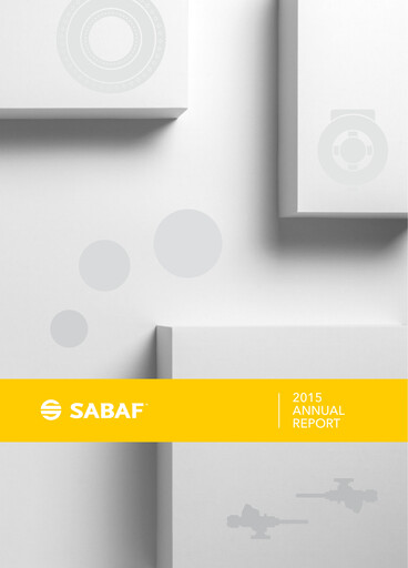 Thumbnail Sabaf S.p.A. Annual Report 2015