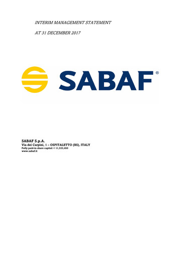 Thumbnail Sabaf S.p.A. Quarterly Report 2017-q4