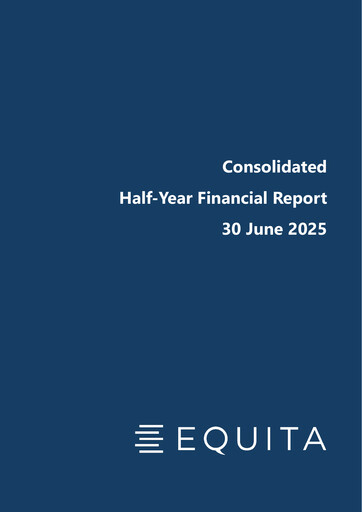 Thumbnail Equita Group Half-year Report 2025-h1