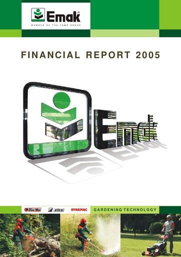 Thumbnail Emak S.p.A. Annual Report 2005