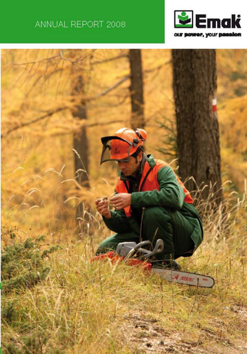 Thumbnail Emak S.p.A. Annual Report 2008