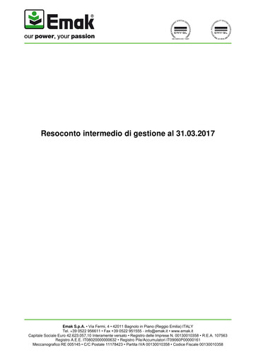 Thumbnail Emak S.p.A. Quarterly Report 2017-q1