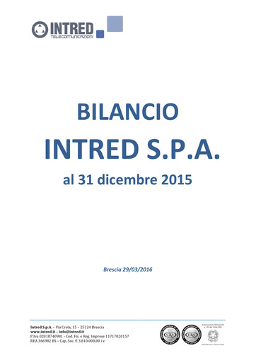 Vorschaubild Intred Finanzmitteilung 2015