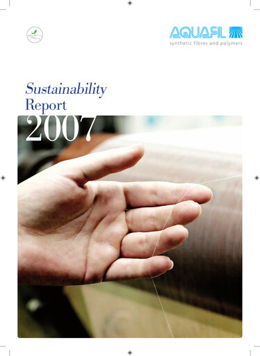 Thumbnail Aquafil Sustainability Report 2007
