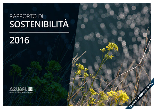 Thumbnail Aquafil Sustainability Report 2016