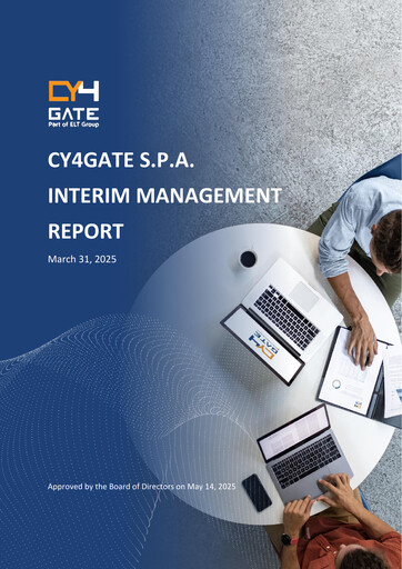 Thumbnail Cy4gate Quarterly Report 2025-q1