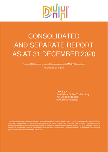 Thumbnail Dominion Hosting Annual Report 2020