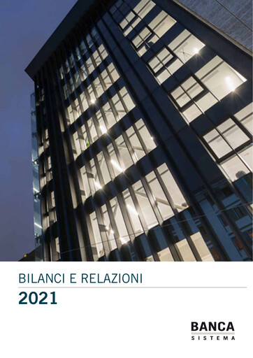 Thumbnail Banca Sistema S.p.A. Annual Report 2021