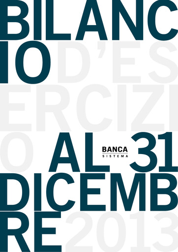 Thumbnail Banca Sistema S.p.A. Financial Statement 2013