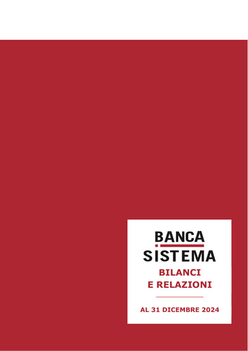 Thumbnail Banca Sistema S.p.A. Financial Statement 2024