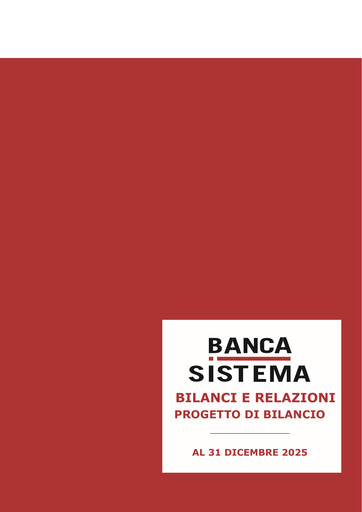 Thumbnail Banca Sistema S.p.A. Financial Statement 2025