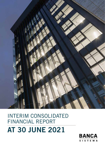 Thumbnail Banca Sistema S.p.A. Half-year Report 2021-h1