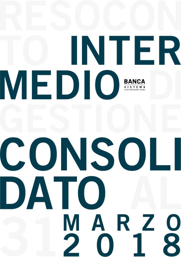 Thumbnail Banca Sistema S.p.A. Quarterly Report 2018-q1
