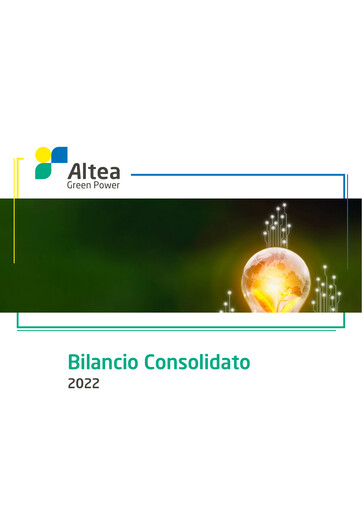 Thumbnail Altea Green Power S.p.A. Financial Report 2022