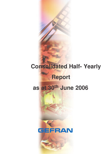 Thumbnail Gefran Half-year Report 2006-h1