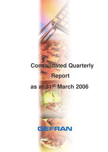 Thumbnail Gefran Quarterly Report 2006-q1