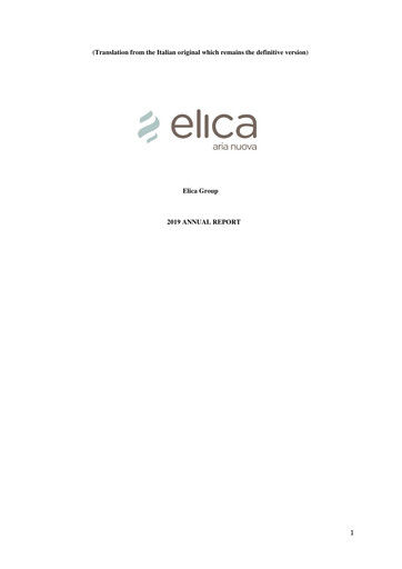 Thumbnail Elica S.p.A. Annual Report 2019