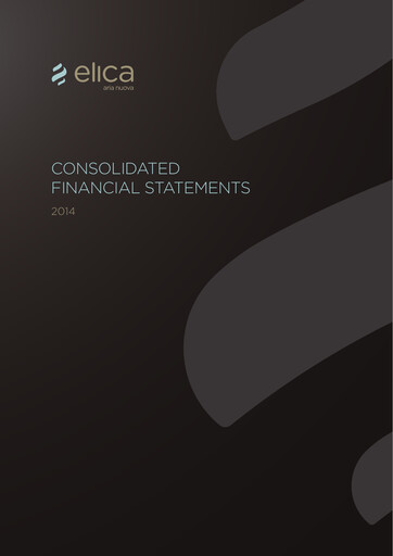 Thumbnail Elica S.p.A. Financial Statement 2014