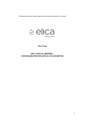 Thumbnail Elica S.p.A. Financial Statement 2017