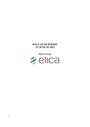 Miniature Elica S.p.A. Rapport semestriel 2023-h1