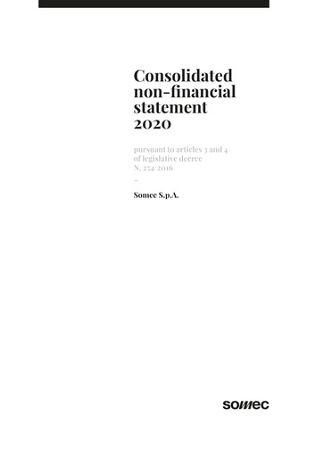 Thumbnail Somec S.p.A. Sustainability Report 2020