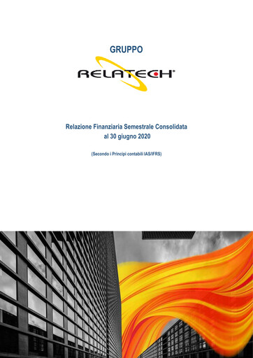 Thumbnail Relatech S.p.A. Half-year Report 2020-h1