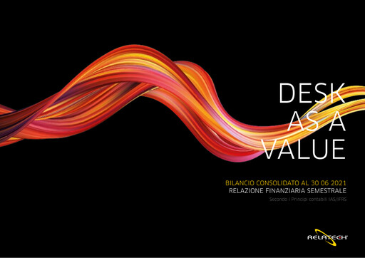 Thumbnail Relatech S.p.A. Half-year Report 2021-h1