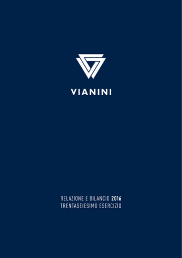 Miniature Vianini Rapport annuel 2016