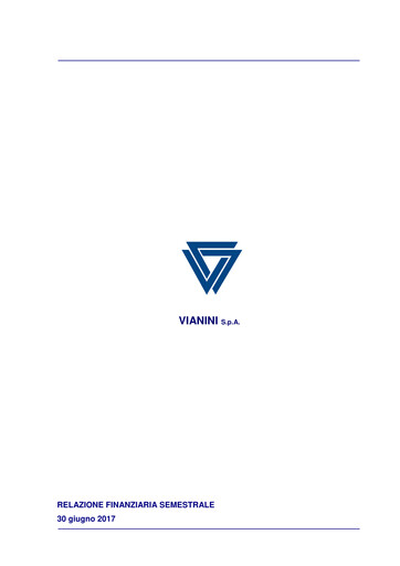 Miniature Vianini Rapport semestriel 2017-h1