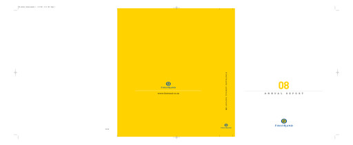 Thumbnail FirstRand Annual Report 2008