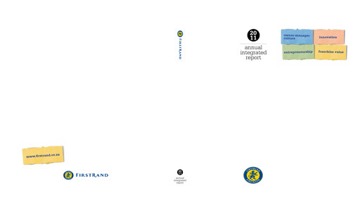 Thumbnail FirstRand Annual Report 2011