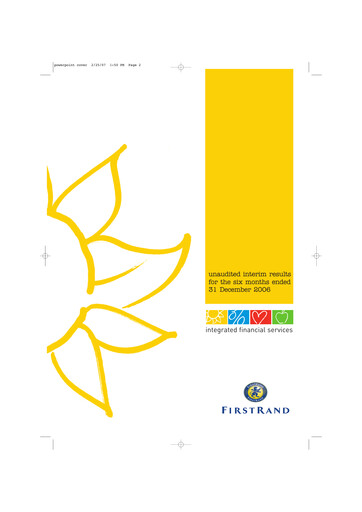 Thumbnail FirstRand Financial Statement 2006