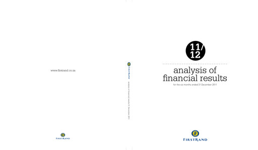 Thumbnail FirstRand Financial Statement 2011