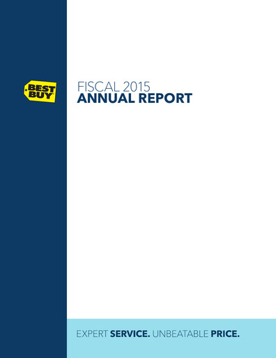 Thumbnail Best Buy Annual Report 2014-2015