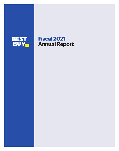 Thumbnail Best Buy Annual Report 2020-2021