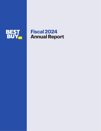 Thumbnail Best Buy Annual Report 2023-2024