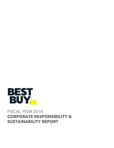 Thumbnail Best Buy Sustainability Report 2017-2018
