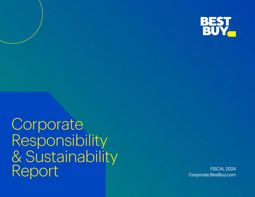 Thumbnail Best Buy Sustainability Report 2023-2024