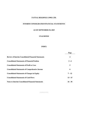 Vorschaubild Fattal Holdings (Leonardo Hotels) Finanzmitteilung 2025-9m