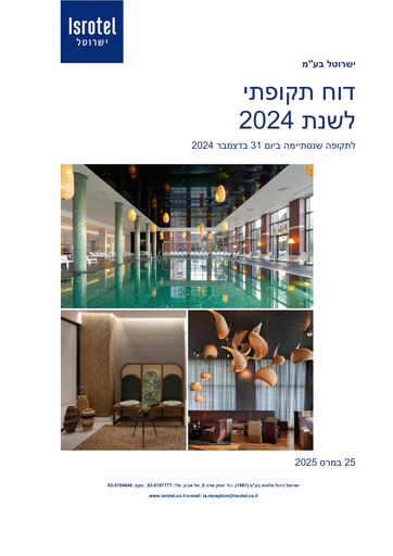 Thumbnail Isrotel Annual Report 2024