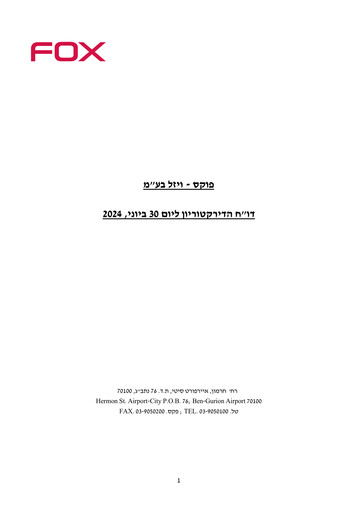 Thumbnail Fox-Wizel Quarterly Report 2024-q2