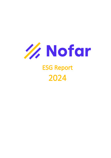 Thumbnail O.Y. Nofar Energy ESG Report 2024