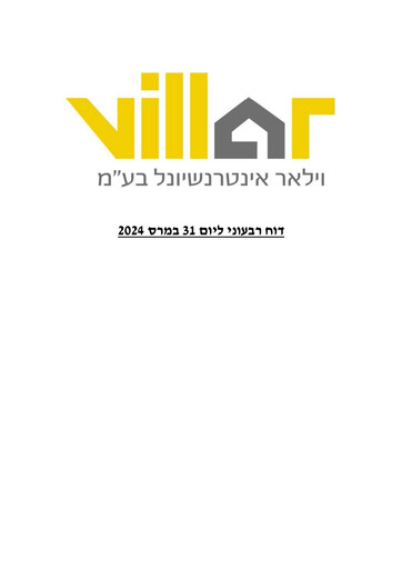 Thumbnail Villar International Quarterly Report 2024-q1