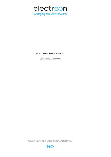 Vorschaubild Electreon Wireless Jahresbericht 2022