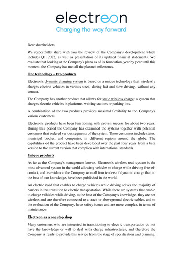 Vorschaubild Electreon Wireless Quartalsbericht 2022-q1