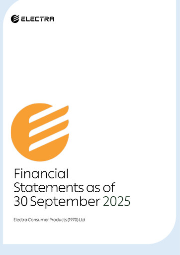 Thumbnail Electra Consumer Products Financial Statement 2025-9m